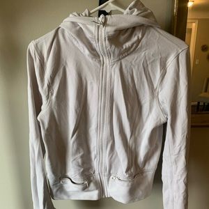 White Lululemon jacket size 8